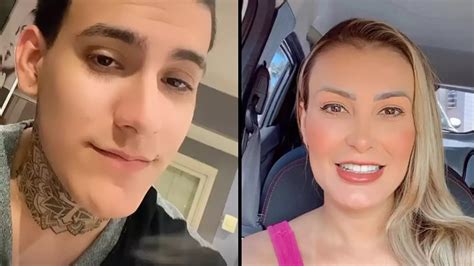 Andressa Urach’s son films her OnlyFans content